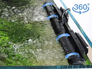 DC 24V RYZE Aquarium Wave Maker, Adjustable Flow for Reef & Freshwater Tanks up to 135 Gallons (18W 2100 GPH)